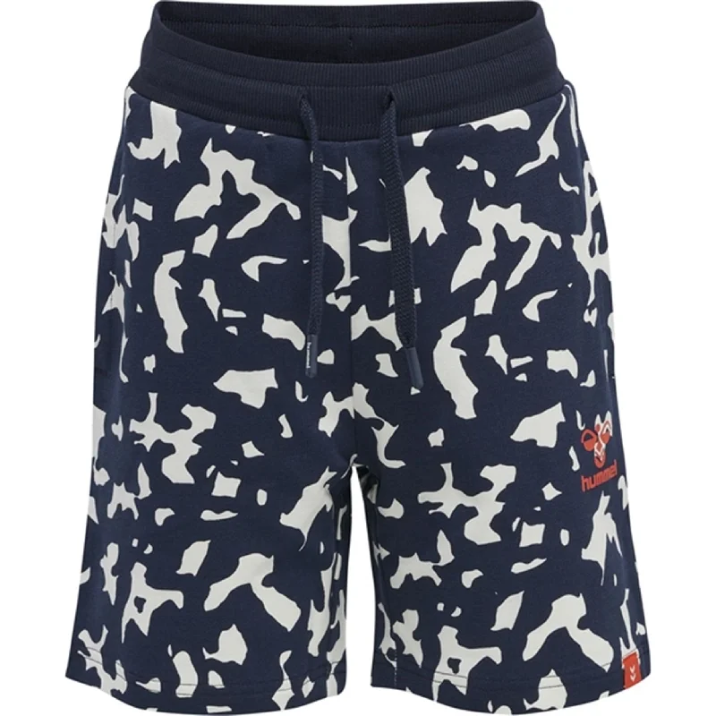 Solid Color Women Shorts in Bright Hues for a Bold StatementHummel Black Iris Ditz Shorts