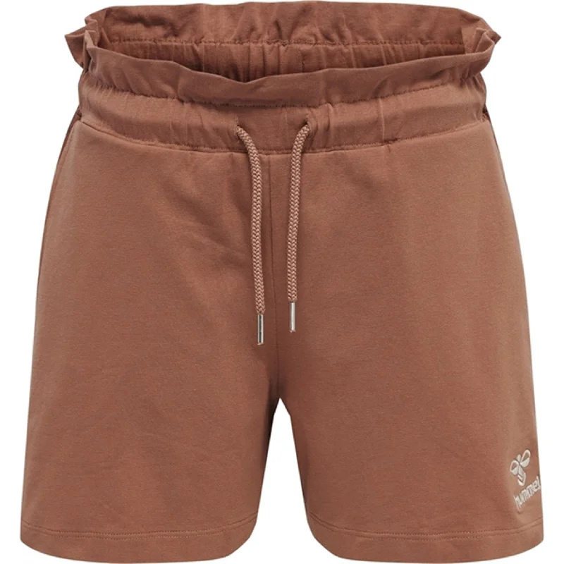 Tie - Waist Women Shorts for a Customizable FitHummel Copper Brown Hedda Shorts