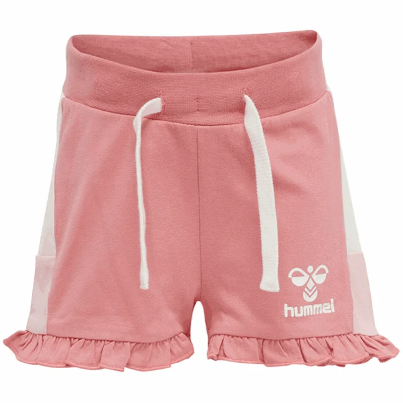 Embroidered Women Shorts with Intricate DesignsHummel Mauveglow Lisla Shorts
