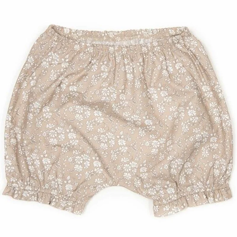 Twill Women Shorts with a Smooth Texture and DurabilityHuttelihut Bloomie Liberty Shorts Cap Camel