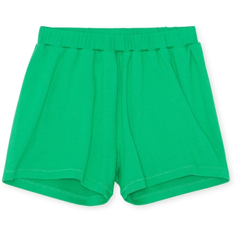 Solid Color Women Shorts in Bright Hues for a Bold StatementKonges Sløjd Niroli Kelly Green Shorts