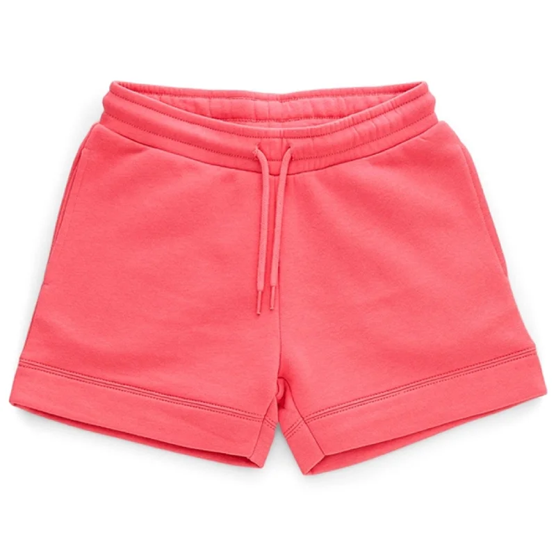 Linen Women Shorts for Breathable Comfort in Hot WeatherLittle Pieces Fruit Dove Chilli Sweat Shorts