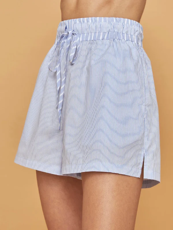 Lounge Short - Navy Stripe