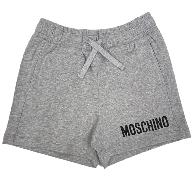 Solid Color Women Shorts in Bright Hues for a Bold StatementMoschino Grigio Chiaro Shorts