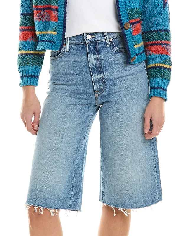 Solid Color Women Shorts in Bright Hues for a Bold StatementMOTHER Denim The Undercover Fray Pretty Is As Pretty Does Short