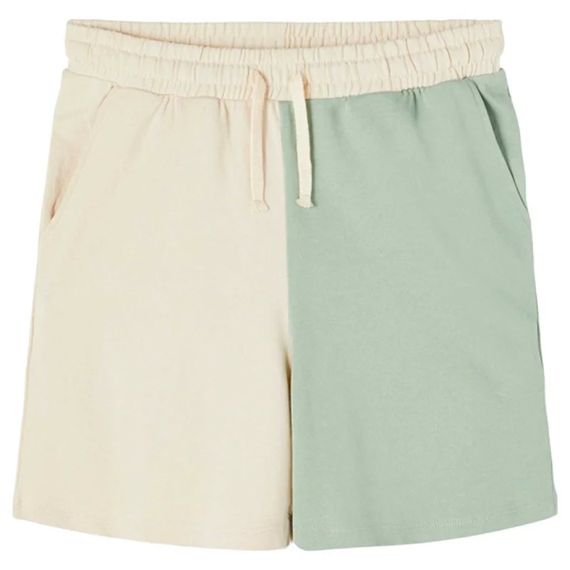 Linen Women Shorts for Breathable Comfort in Hot WeatherName it Oatmeal Dirk Sweat Shorts