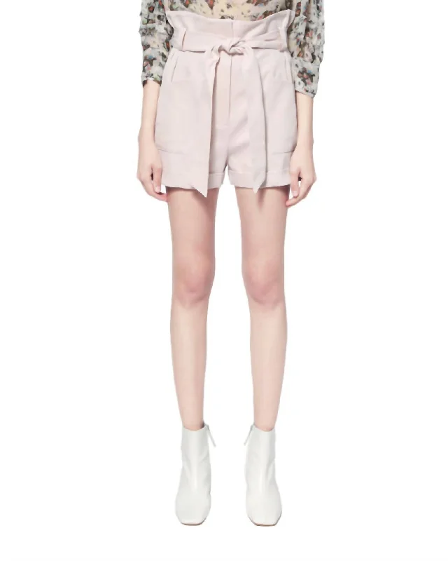 Cuffed Women Shorts for a Laid - Back and Trendy LookPiralin Shorts In Old Pink