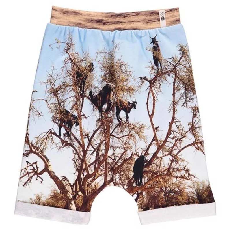 Printed Floral Women Shorts for a Summer - Ready StylePopupshop Goat Tree Baggy Shorts