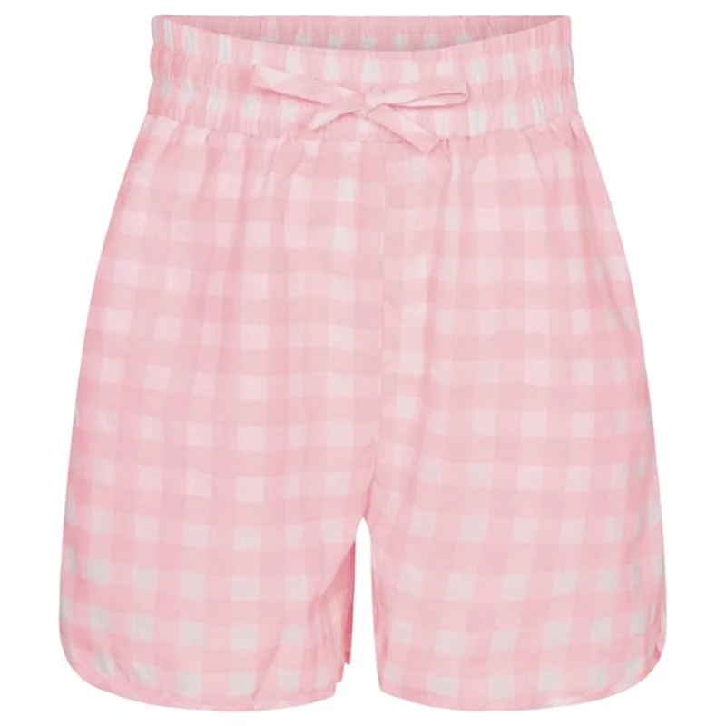 Patterned Geometric Women Shorts for a Modern AppealSofie Schnoor Neon Pink Shorts