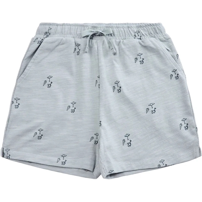 Patterned Geometric Women Shorts for a Modern AppealSofie Schnoor Shorts Dusty Blue