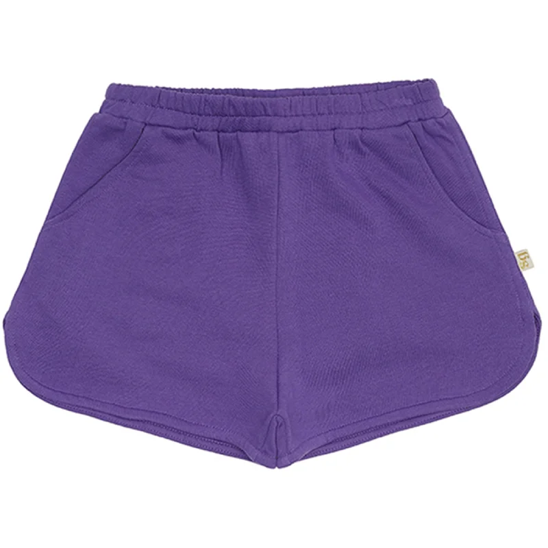Twill Women Shorts with a Smooth Texture and DurabilitySoft Gallery Ultra Violet Paris Shorts