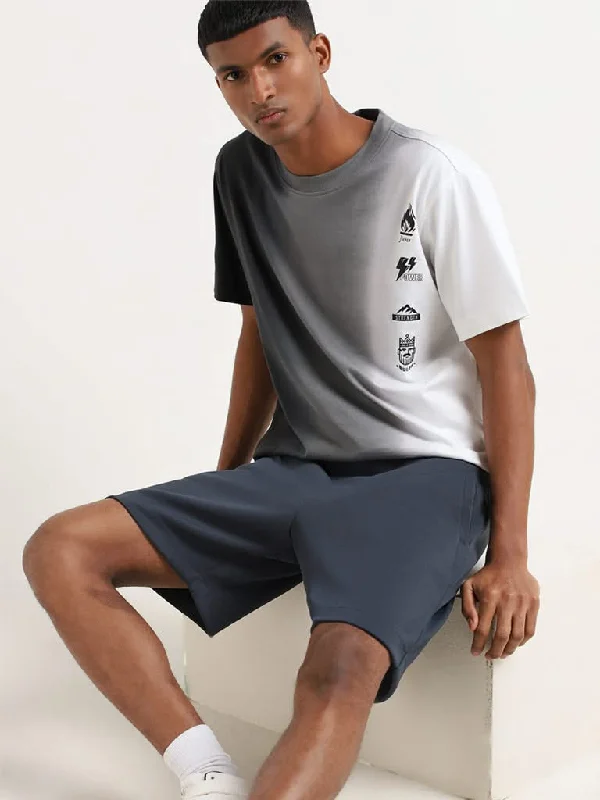 High - Waisted Women Shorts for a Retro and Flattering LookStudiofit Grey Relaxed Fit Shorts