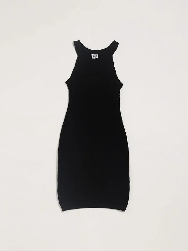 Tie - Waist Women Shorts for a Customizable FitY&F Kids Solid Black Bodycon Dress